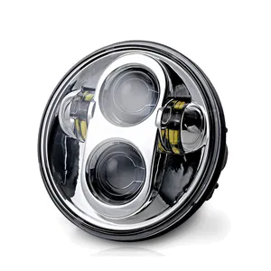 Offre Spéciale 5.75 ''rond projecteur Daymaker Lampe Haut bas faisceau phare 40w 5 3/4 led moto phare spécial pour harley