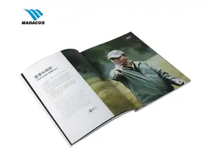 Personalized cheap corporate printing magazine and mini flyer