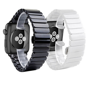 Bracelet en céramique pour Apple Watch <span class=keywords><strong>SOWELL</strong></span> Bracelet en céramique tendance Bracelet de poignet pour bracelet Apple Watch - Product Image 5