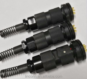 מחבר קפיצי נחושת 6 פינים 27 פינים DIN U-329/U-283 עם דירוג IP67 ליישומי תעופה ורכב - Product Image 4