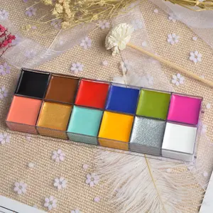 Kit de peinture corporelle, Palette de maquillage pour Halloween, 1 pièce, offre spéciale