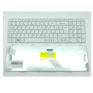 全新的笔记本电脑键盘为富士通AH530 AH531阿拉伯语白色