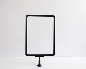 A3 A4 A5 Plastic Poster Frame Sign Stand With Magnetic Base