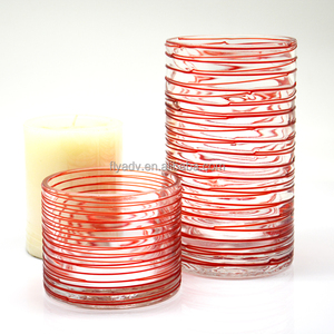 Wholesale Cheap clear Glass Swirl <strong>Candle</strong> Holder <strong>Hurricane</strong> - Product Image 6