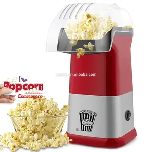 Unique design Hot air Popcorn Maker with silver spray decoration