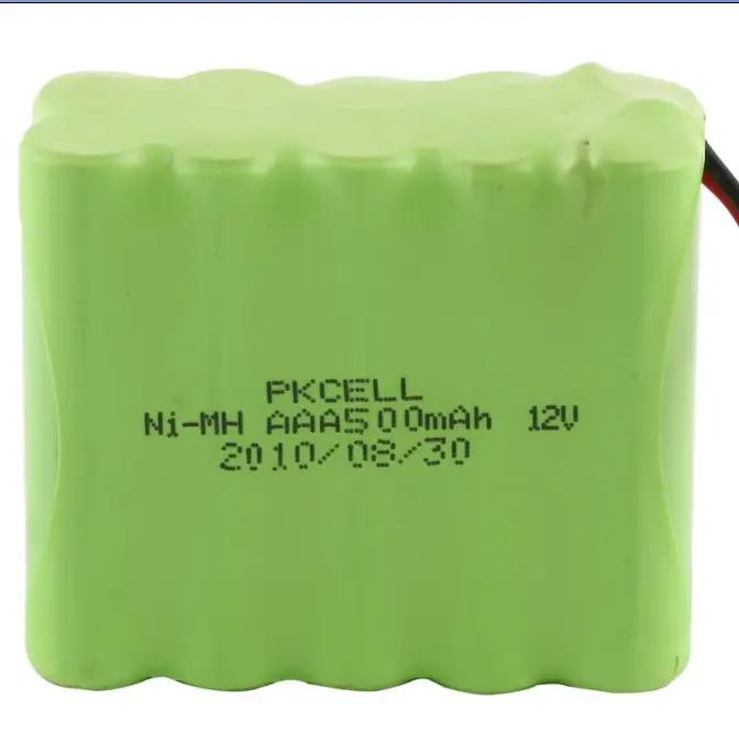 PKCELL NI-MH AAA 500mAh 12V Rechargeable Battery Pack