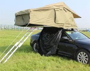 Barato carro top tenda para acampamento com forte estrutura