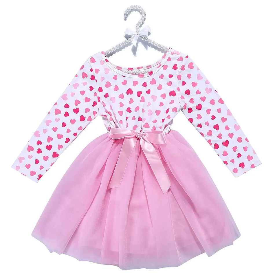 En gros Personnalisé Filles Enfants Princesse A Ligne Robes Enfants Boutique Vêtements pour 5 7 9 12 Ans