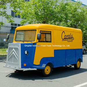 Citroen <span class=keywords><strong>camion</strong></span> de nourriture de crème glacée de café chariot de nourriture électrique à vendre - Product Image 1