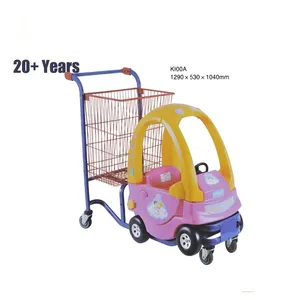 Süpermarket çocuk metal alışveriş oyuncak araba çocuk alışveriş arabası sepeti