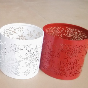 Ống kim loại đục lỗ cho đèn màn hình đèn che chụp đèn tùy chỉnh cắt uốn cong Hàn lưới - Product Image 3