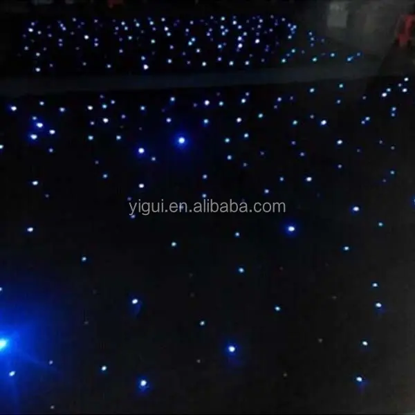 factory direct sale LED Star Cloth from China stage backdrop soft curtain