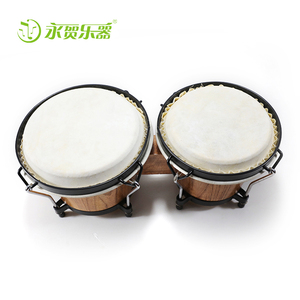 Venta al por mayor nuevo <span class=keywords><strong>y</strong></span> Popular tradicional instrumento musical madera <span class=keywords><strong>Bongo</strong></span> de conjoined twin tambor - Product Image 3