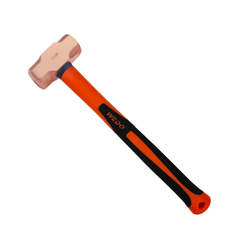 WEDO manufacturer die-forged Copper Sledge Hammer Plastic Coating Handle