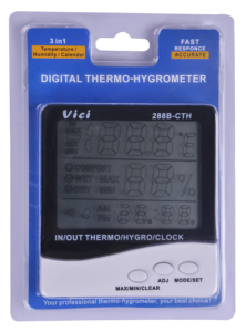 תיאורית המעבדה התעשייתית 288B-CTH ושימוש ביתי Thermohygrometer מדחום - Product Image 6
