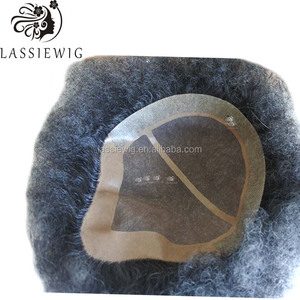 Ademend afro toupetje voor zwarte mannen - Product Image 5