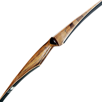 54 "en bois une pièce Long arc chasse tir à l'arc classique Long arc