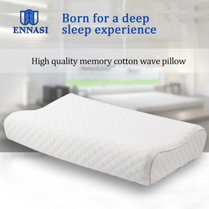 Knitted Fabric Cover Wave Memory <strong>Foam</strong> Contour <strong>Wedge</strong> Bed <strong>Pillow</strong> - Product Image 3