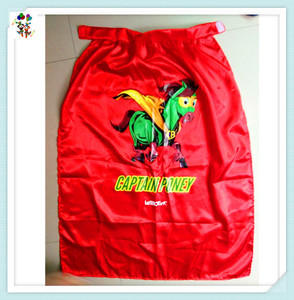 Capes de <span class=keywords><strong>super</strong></span>-<span class=keywords><strong>héros</strong></span> déguisées de couleur jaune imprimées personnalisées et bon marché avec masque pour les yeux HPC-0576 - Product Image 3