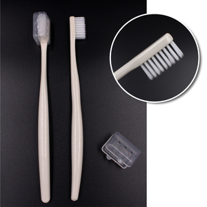 Biodegradável Eco Friendly Alta Qualidade Trigo Palha Toothbrush com Cap Cerdas De Bambu Natural Zero Waste