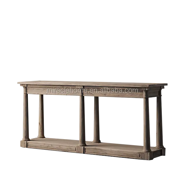 Estilo neoclásico tallada Consola de madera