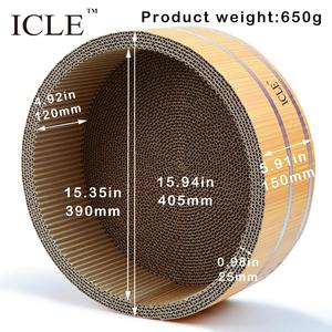 Kediler aksesuarları Paws Clawing Scratcher Cattery yatak evleri Box-IC-0055-Beige kağıt karton zanaat kedi Turbo - Product Image 3