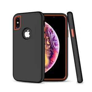 Oem atacado 360 capa de telefone celular de cobertura completa para iphone 7 plus xs max, para note 10 pro