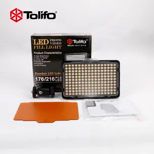 Tolifo 휴대용 사진 안전 디지털 카메라 LED 미니 비디오 라이트 설치 카메라 176 LEDS 완벽한 사진