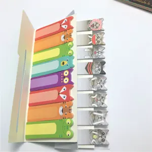 Yes Customised colorful Self-adhesive index flag memo block pad with logo printing