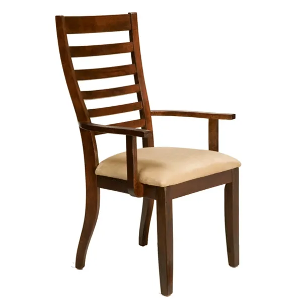 DC-329 American Style Ladder Backrest Solid Wood Dining Chair