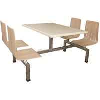 Tables de salle à manger en bois massif, design traditionnel antique, Bilihua, non pliables, modèle BJ1200/800 pour hôtels