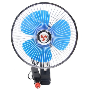 Ventilador Oscilante de 8 Pulgadas y 12 Voltios para Interior de Auto, con Aspas de Plástico, para Refrigeración de Vehículos - Product Image 1