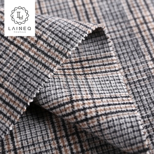 Top 10 puffy brun plaid corail polaire tissu de <span class=keywords><strong>laine</strong></span> <span class=keywords><strong>bouillie</strong></span> - Product Image 4