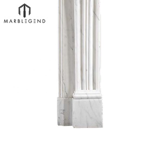 Chimenea <span class=keywords><strong>de</strong></span> mármol antigua <span class=keywords><strong>de</strong></span> regencia francesa, mantel carrara, chimenea <span class=keywords><strong>de</strong></span> mármol - Product Image 6