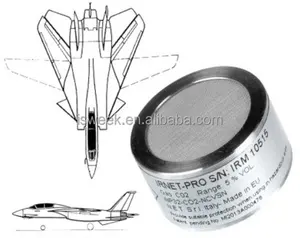 NDIR SF6 الغاز استخدام جهاز SF6 كشف الجهد الناتج 0-1000ppm DS3550-IREF-P-SF6