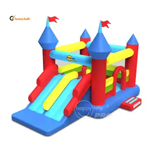 Happy Hop Pro New design 1205--Super Castle Bouncer with Double Slide