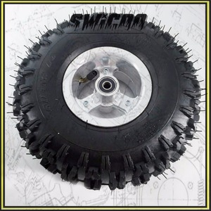 Llanta Trasera de 4.10-4 Pulgadas con Neumático para <span class=keywords><strong>Mini</strong></span> <span class=keywords><strong>Quad</strong></span>, Dirt Bike, ATV, Buggy de 49cc - Product Image 2