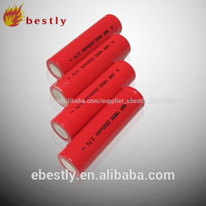 оригинальный trustfire кмс 18650 2000 мач 3.7v высоким энергопотреблением перезаряёаемые limn батареи с помощью кнопки верхней - Product Image 1