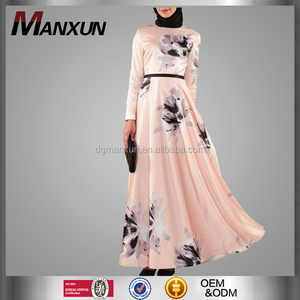 Burqa — robe musulmane à motif Floral, pour femmes, tenue élégante <span class=keywords><strong>Kaftan</strong></span> de Style tendance, vente en gros, collection - Product Image 2