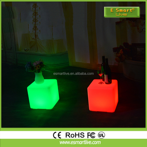 Plástico llevó cubo de silla, silla LED luz; Maravillosa Silla cubo de luz LED, <span class=keywords><strong>cambio</strong></span> de color mágico luz pequeña asiento - Product Image 3