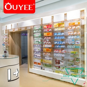 Diseño de Interiores de Farmacia con Pintura Blanca y Iluminación, Fabricante de Guangzhou - Product Image 6