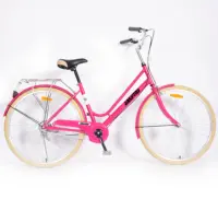 26นิ้วราคาถูกโครงเหล็กความเร็วเดียวผู้หญิงสาวเลดี้เมืองจักรยานจักรยานสำหรับขาย