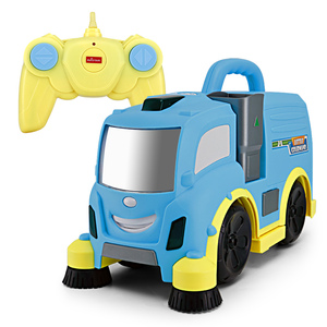RASTAR Balayeuse électrique jouet, camion pour enfants, modèle de voiture télécommandé, batterie en plastique, RASTAR R/C Smart Sweeper 1:14, camion benne minier 36*19*25 - Product Image 2