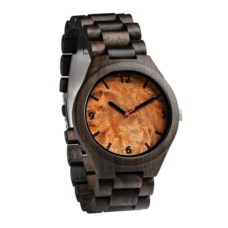 fashion high quality wrist handmade watch all wood watch men custom watch wood with your logo oem