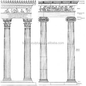 Porta D'ingresso In Marmo Pilastro Romano CAD <span class=keywords><strong>Disegni</strong></span> Architechal - Product Image 1