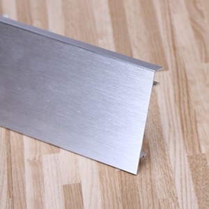 Nouvelle arrivée 60mm largeur en bois <span class=keywords><strong>d</strong></span>écoratif En Aluminium <span class=keywords><strong>plinthe</strong></span> <span class=keywords><strong>plinthe</strong></span> pour coin cuisine - Product Image 4