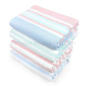 HUIJIA 180*100cm di cotone Set di asciugamano turco grande Logo ad asciugatura rapida cotone morbido per Spa o <span class=keywords><strong>bagno</strong></span> utilizzare il Design a righe - Product Image 5