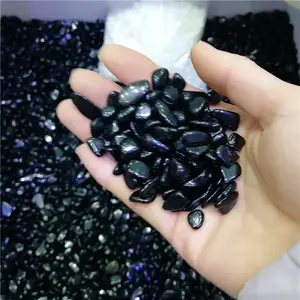 Wholesale Polished natural black obsidian crystal tumble stone for sale