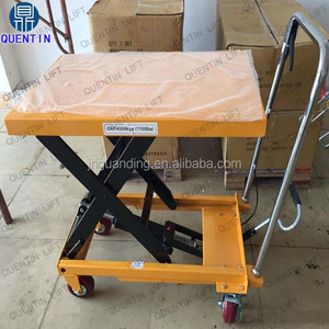 Anual-carretilla elevadora de tijera hidráulica, portátil - Product Image 5