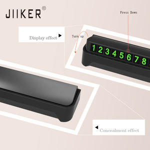 Plat Nomor Mobil Sementara Model Baru Nomor Besar Bingkai Nomor Telepon Plastik Tahan Lama Penggunaan Universal - Product Image 2